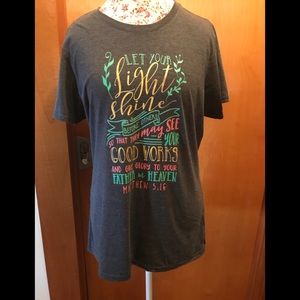 Let your light shine t-shirt